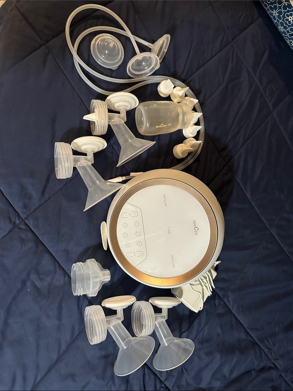 Spectra Synergy Gold Double Electric Breast Pump - White/Gold
